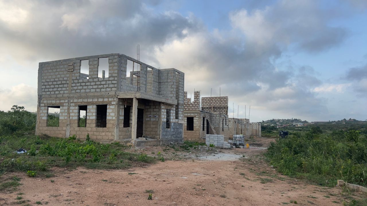 Blockwork at foundation level