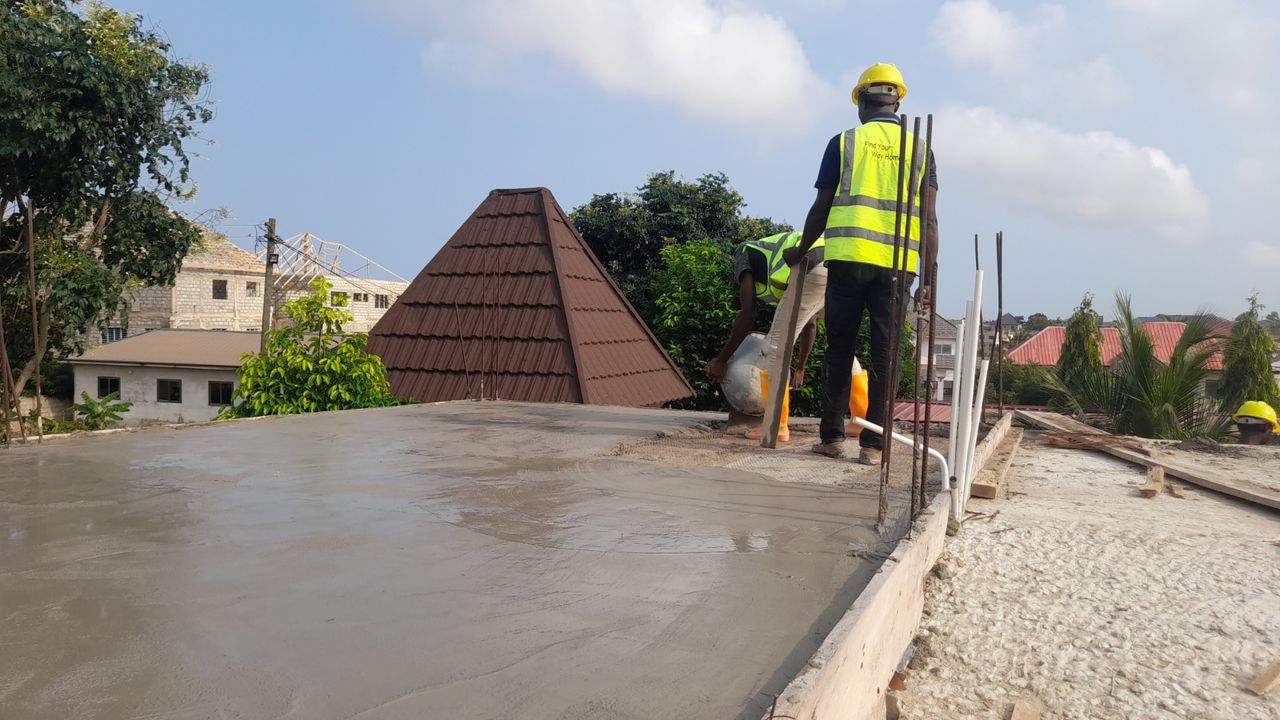 Team member at work on site